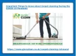 Important Things to know about Carpet cleaning - slide 1