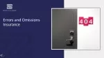 Errors and Omissions Insurance - slide 1