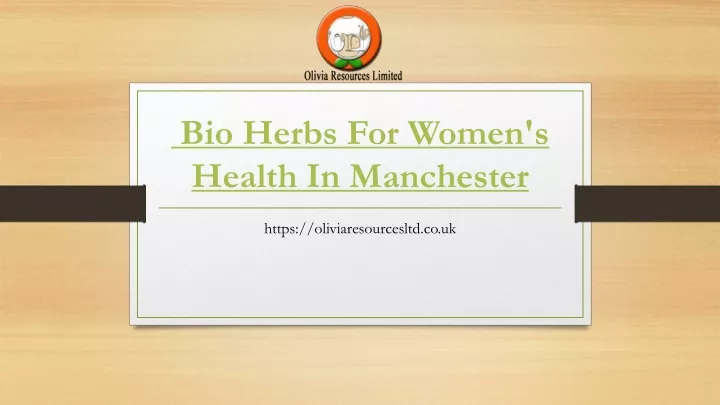 bio herbs for women s health in manchester