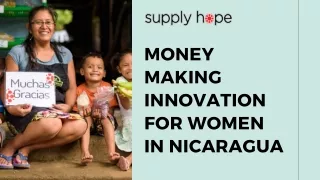 Money Making Innovation for Women in Nicaragua