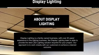 Display Lighting