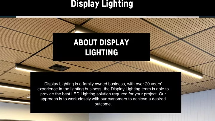 display lighting