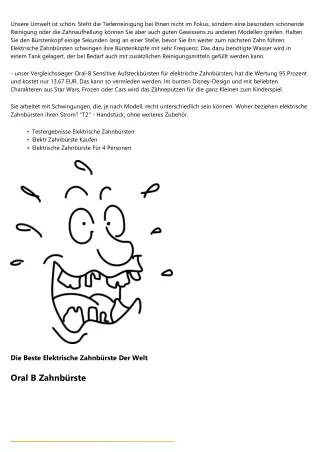 5 Essentielle Grundlagen über Oral B Zahnbürste Elektrisch Testsieger -- 2020