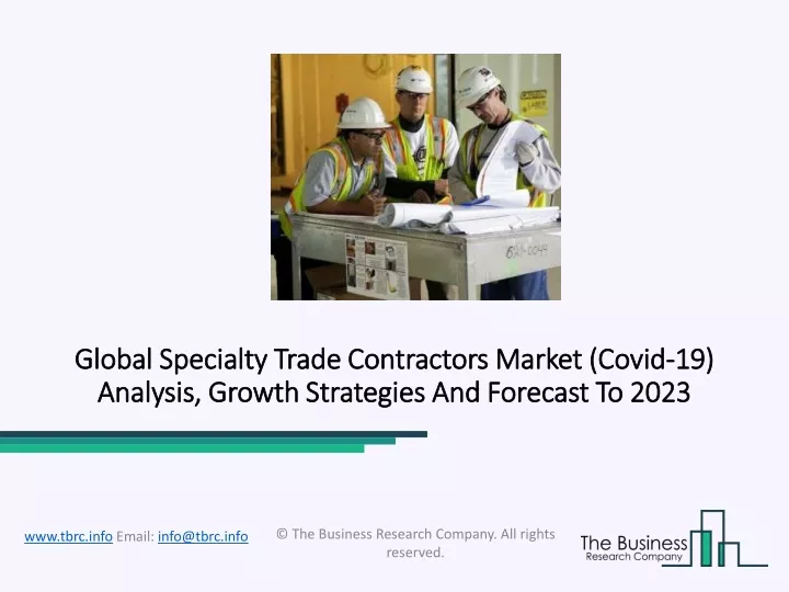 global global specialty trade contractors market