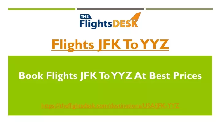 flights jfk to yyz