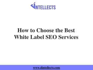 how to choose the best w hite l abel seo services