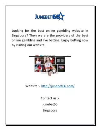 looking for the best online gambling website