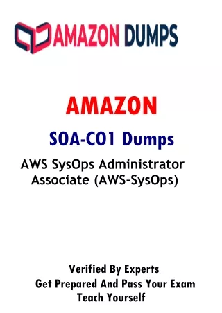 amazon soa co1 dumps aws sysops administrator