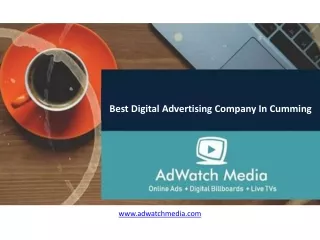 Best Digital Advertising Company In Cumming , Georgia