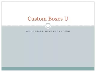 custom boxes u