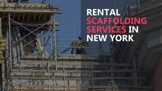 Scaffolding Rental Services By Brickstone Scaffold in Hicksville