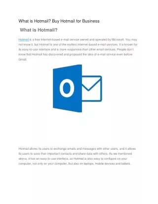 Buy hotmail accounts at lowest prices - Buy Gmail PVA Accounts
