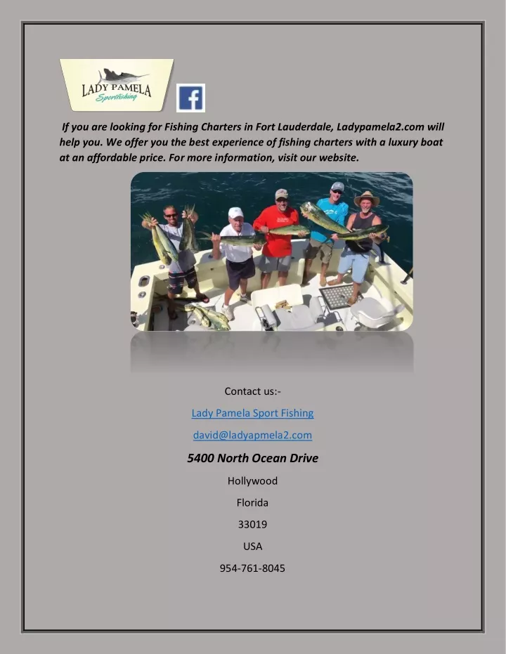 if you are looking for fishing charters in fort