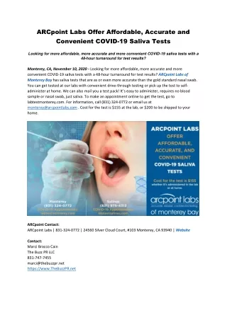 arcpoint labs offer affordable accurate