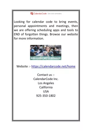 Calendarcode | Calendarcode.net