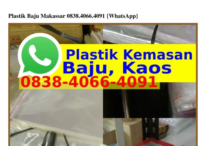 plastik baju makassar 0838 4066 4091 whatsapp