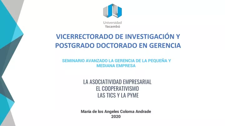 vicerrectorado de investigaci n y postgrado