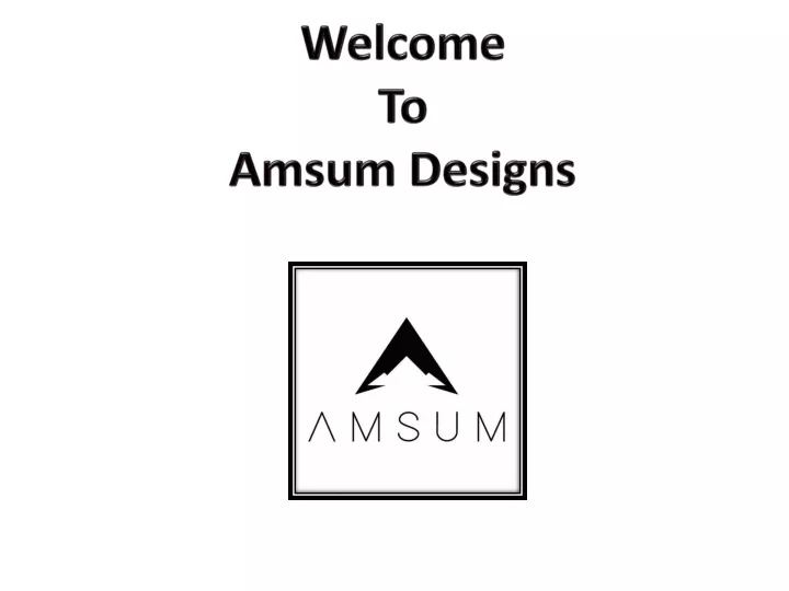welcome to amsum designs