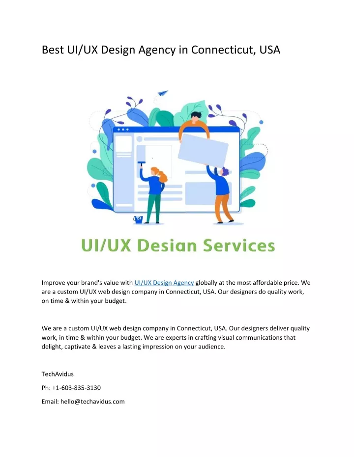 best ui ux design agency in connecticut usa
