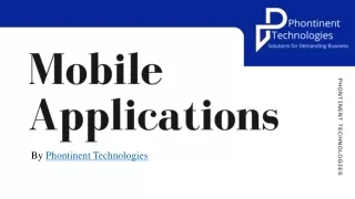 Phontinent Technologies - Mobile App Development Services