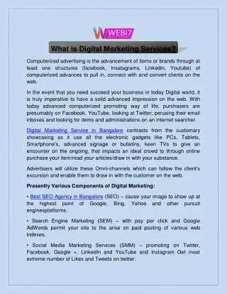 what is digital marketing services