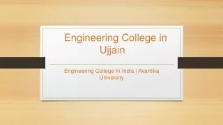 Engineering College in Ujjain - Avantika University