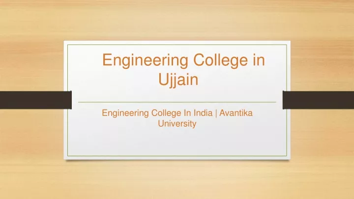 engineering college in ujjain