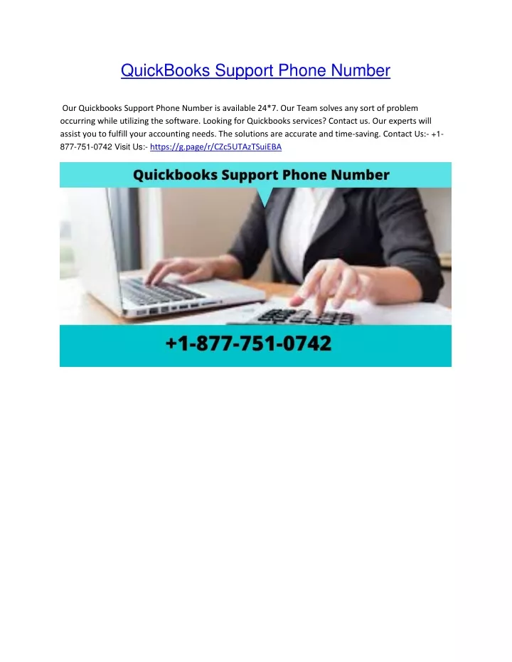 quickbooks support phone number