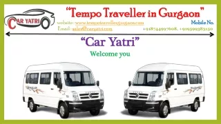 tempo traveller in gurgaon tempo traveller