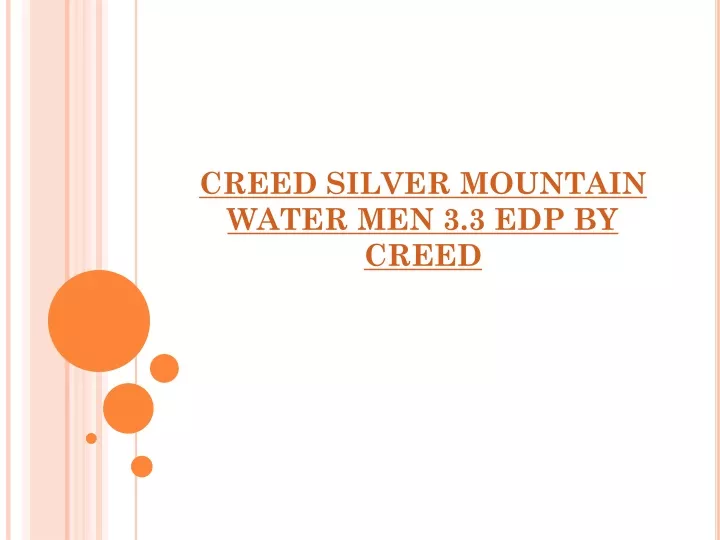 creed silver mountain water men 3 3 edp by creed