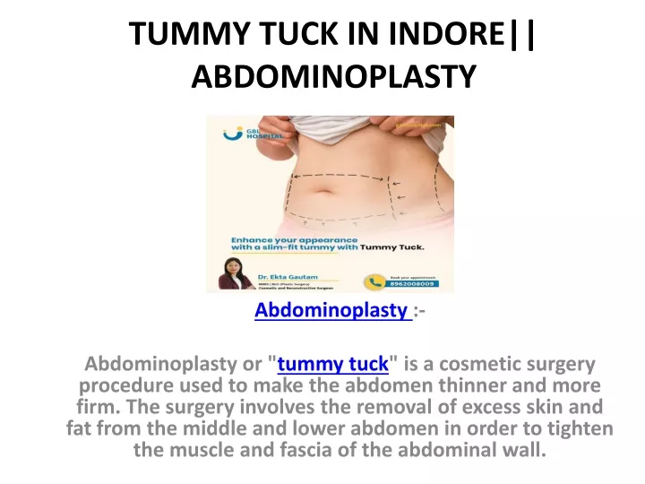 tummy tuck in indore abdominoplasty