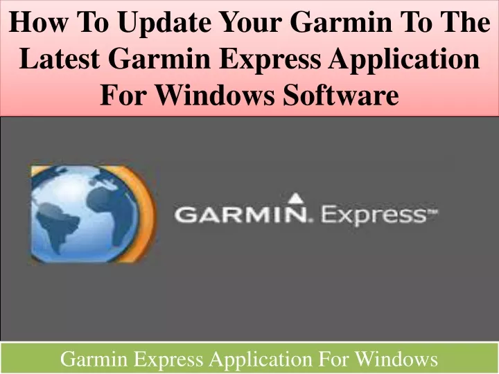 how to update your garmin to the latest garmin