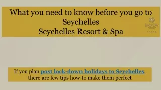 what you need to know before you go to seychelles