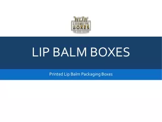 lip balm boxes