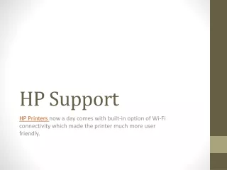 HP SUPPORT