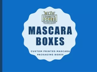 mascara boxes