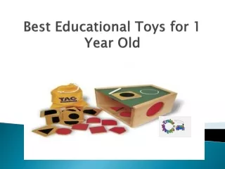 best educational toys for 1 year old
