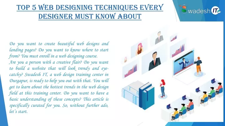 top 5 web designing techniques every designer