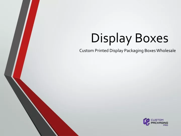 display boxes