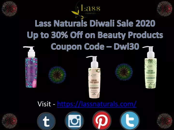 lass naturals diwali sale 2020 up to 30 off on beauty products coupon code dwl30