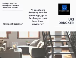 Uri Drucker | Entrepreneur | Uri Josef Drucker | Israel