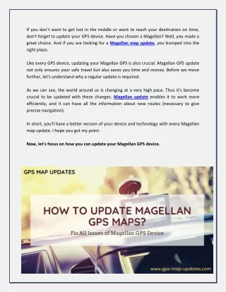 How to Update Magellan GPS Maps? | Magellan Map Update