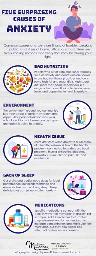 The causes of anxiety [Infographic]