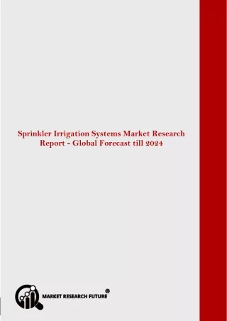 sprinkler irrigation systems market accounted
