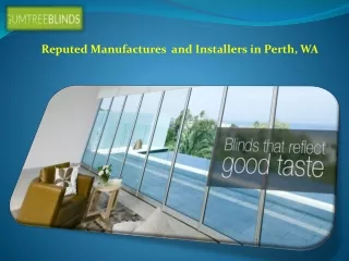 Reputed Manufactures and Installers in Perth, WA