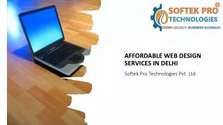 Affordable web design services in Delhi