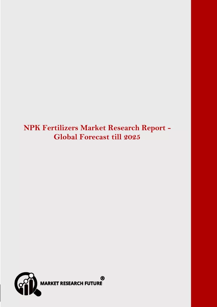 npk fertilizers market is expected to cross