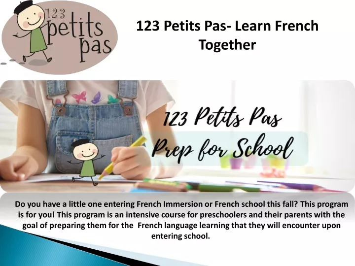 123 petits pas learn french together