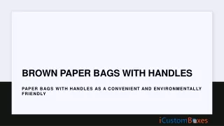 brown paper bags with handles