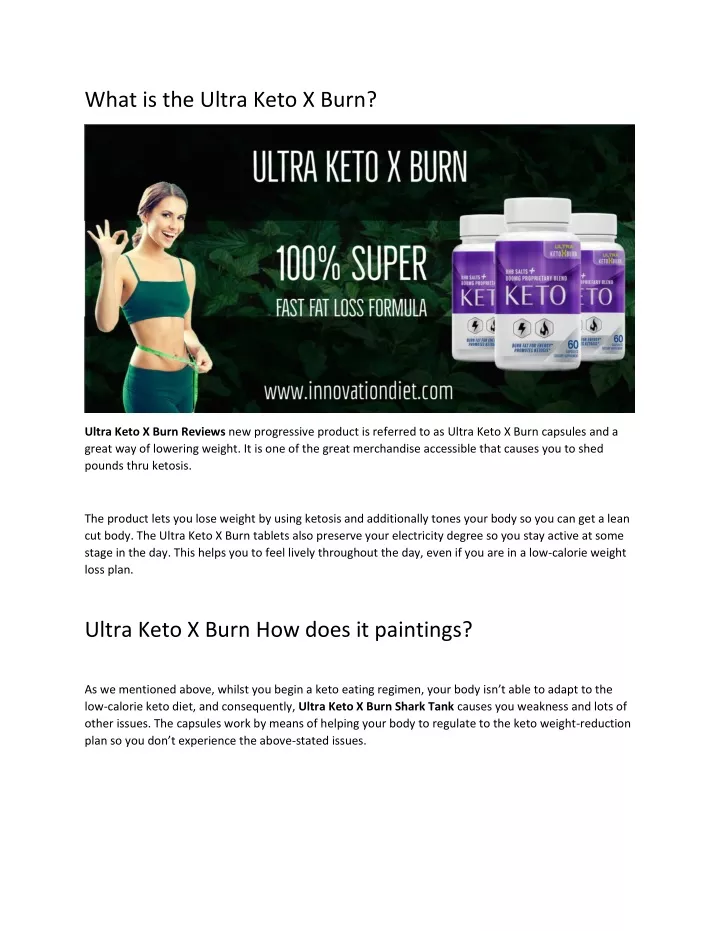 what is the ultra keto x burn